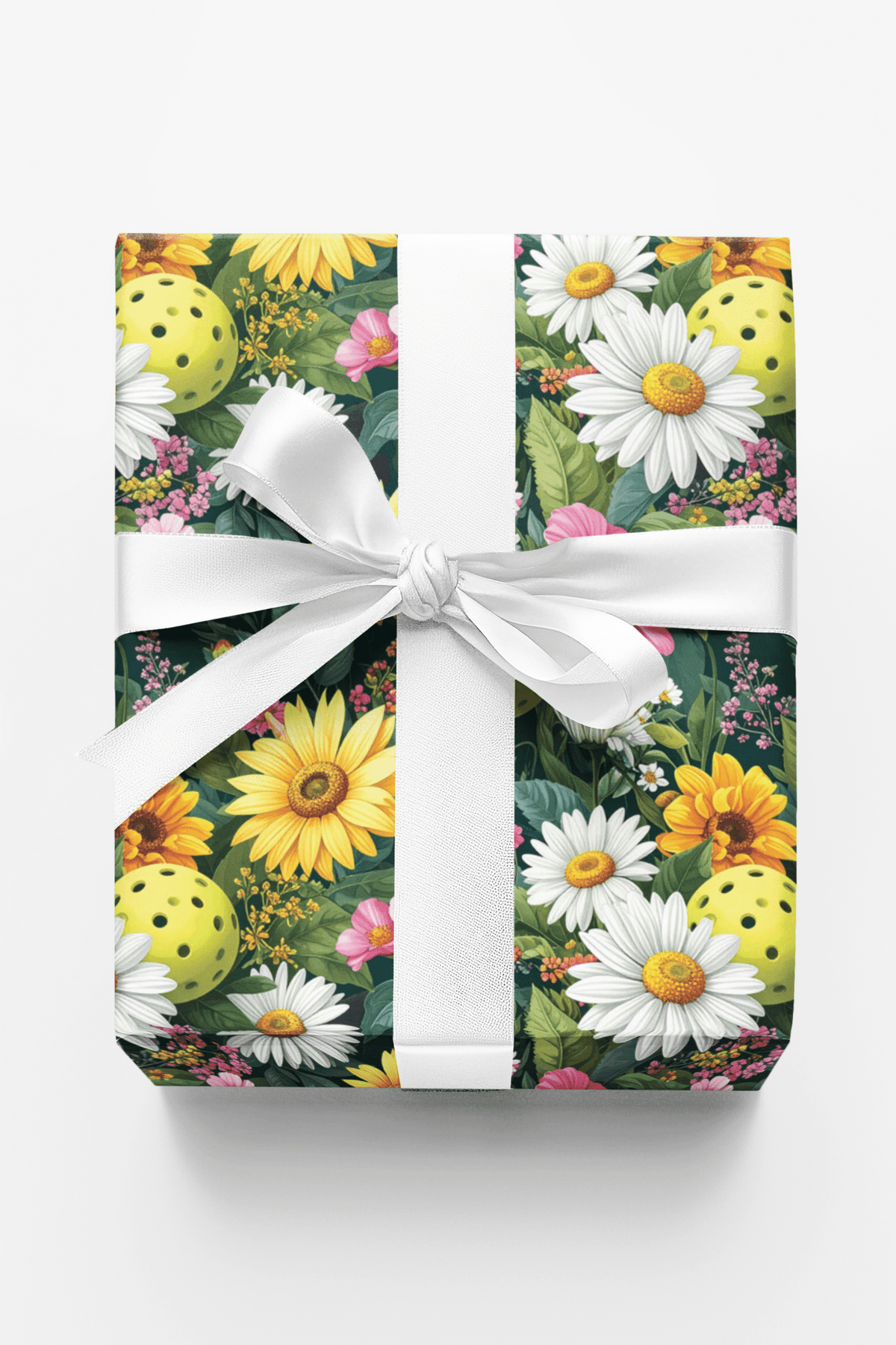 Grand Botanical Pickleball Garden Wrapping Paper