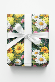 Grand Botanical Pickleball Garden Wrapping Paper