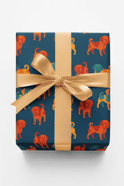 Puggle Patch Wrapping Paper