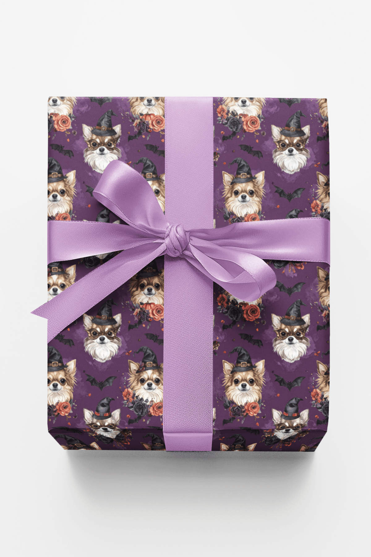 Chihuahua Spooky Party Wrapping Paper