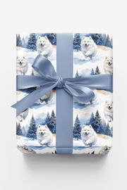 Samoyed Winter Wonderland Wrapping Paper
