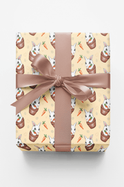 Sweet Garden Bunny Wrapping Paper | Michelle Gilsey | Artist Corner