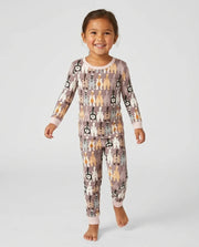 Cheeky Tails Bamboo Two Piece Long Sleeve Pajama Set