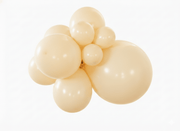 Premium Buttercream Latex Balloon Cluster (5", 11” And 17”)