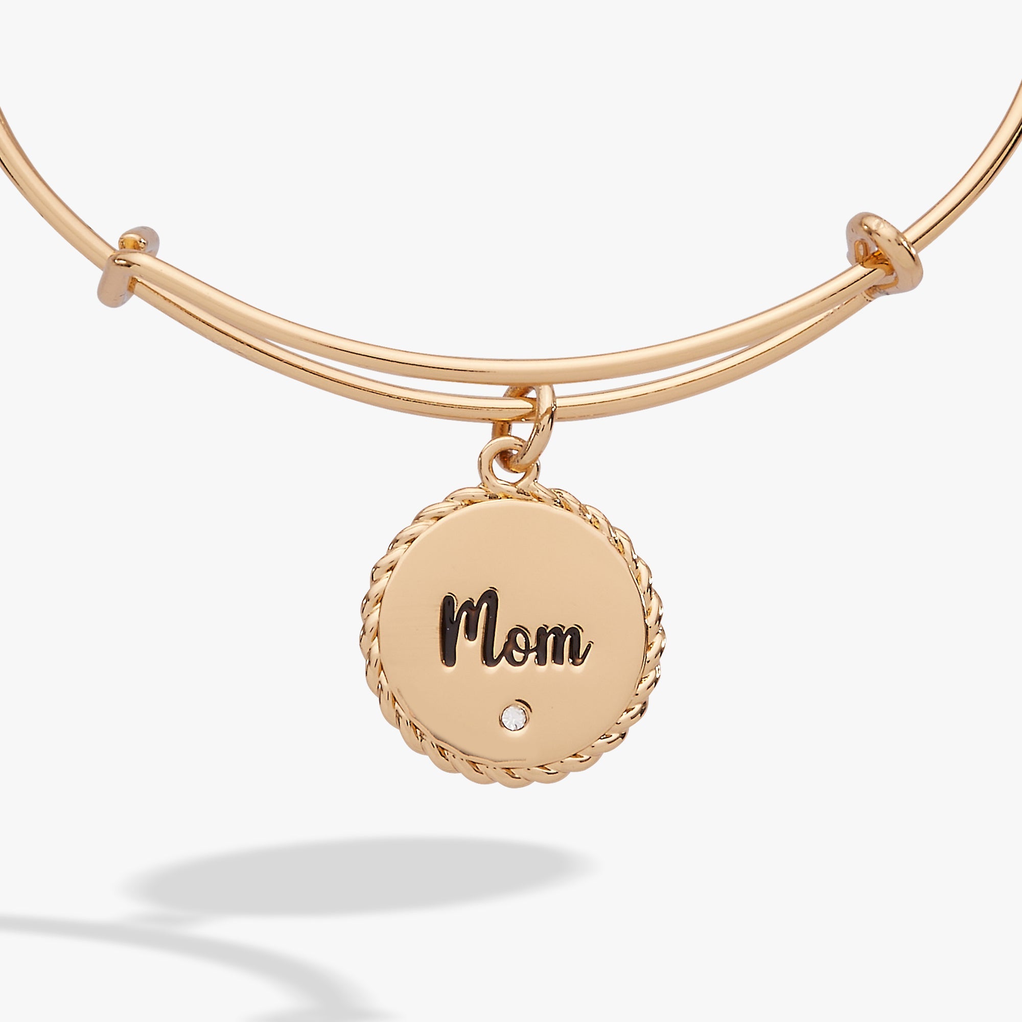 Mom 'bonded By Love, Connected For Life' Charm Bangle