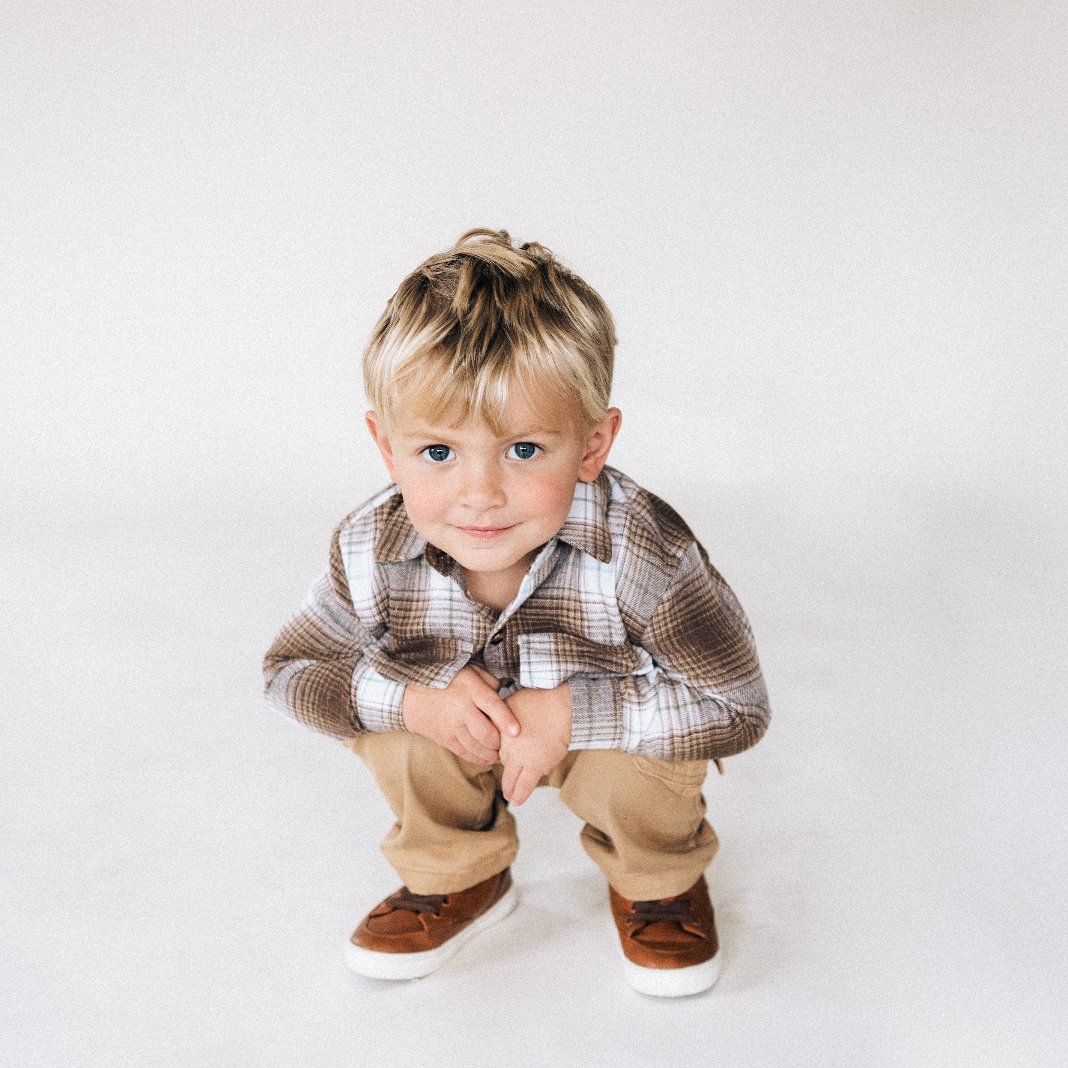 Lightweight Brown Flannel - Child