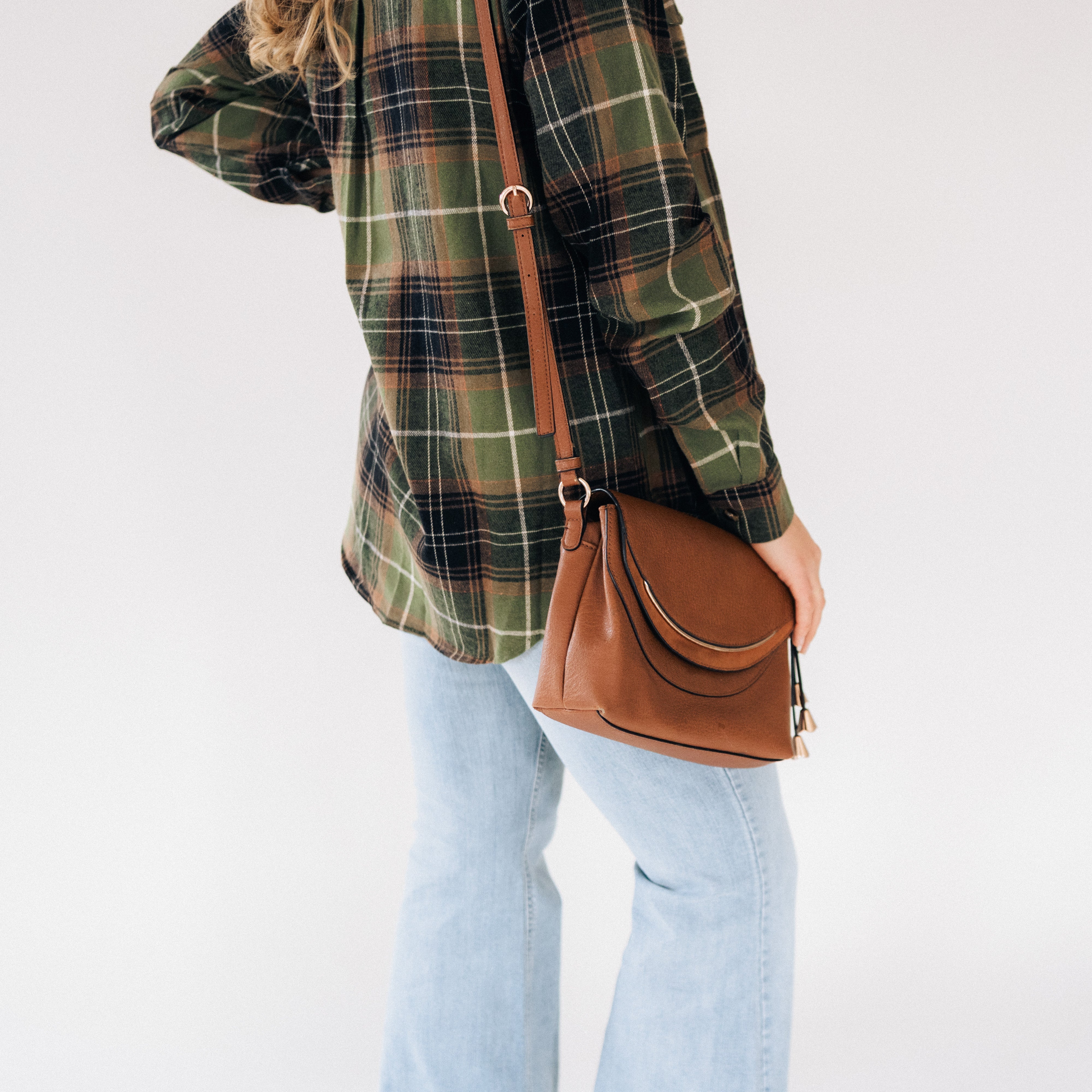 Lightweight Green Flannel - Adult