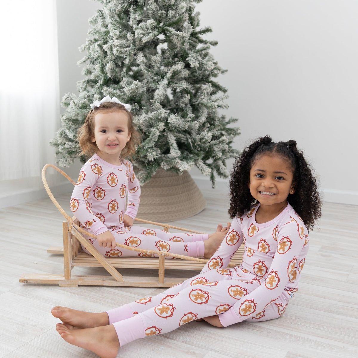 Pink Gingerbread Toddler Pjs