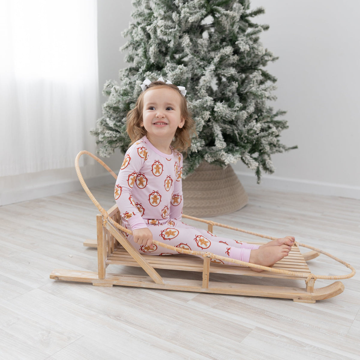 Pink Gingerbread Toddler Pjs