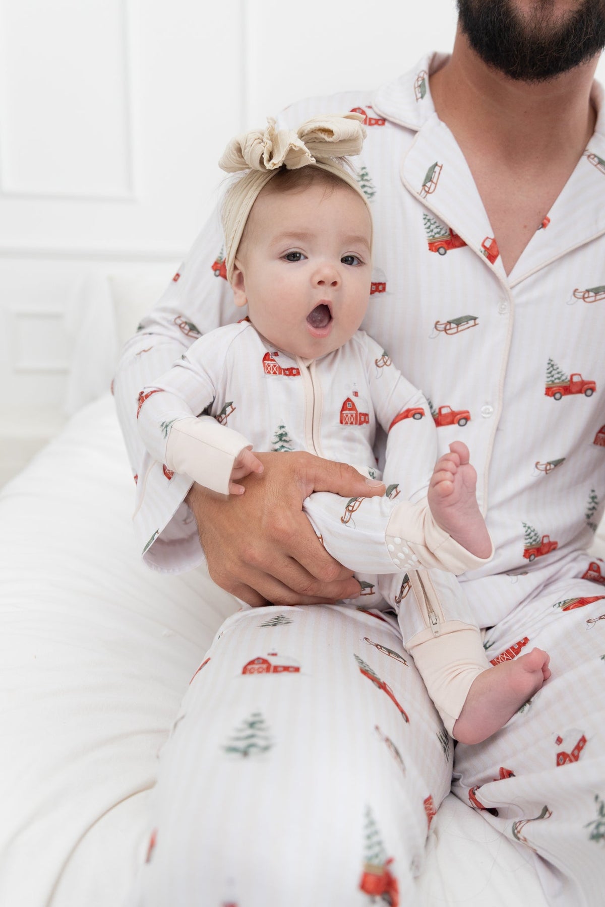 Little Red Truck Baby Pjs