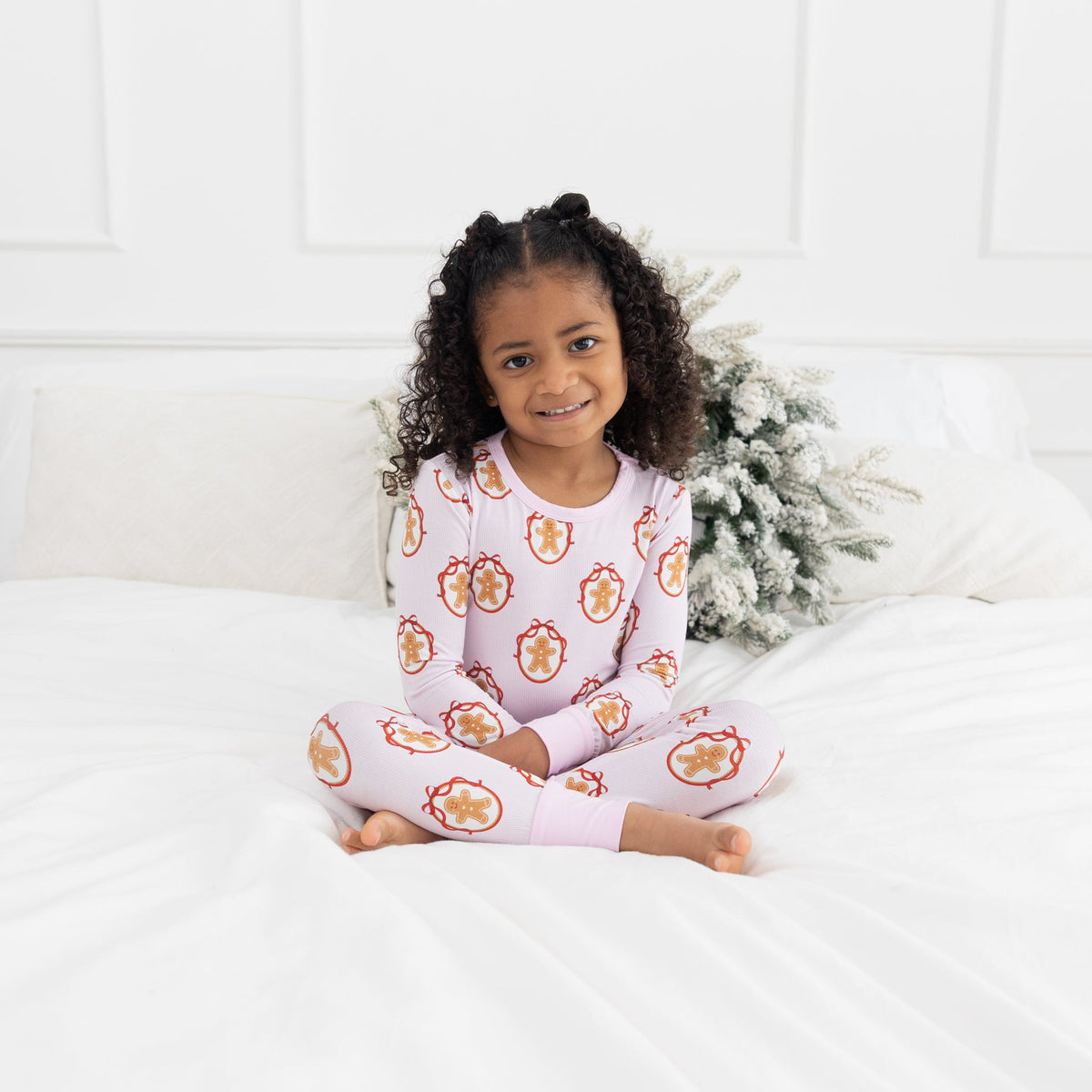 Pink Gingerbread Toddler Pjs