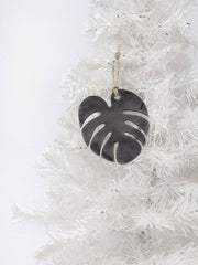 Monstera Leaf Christmas Tree Ornament