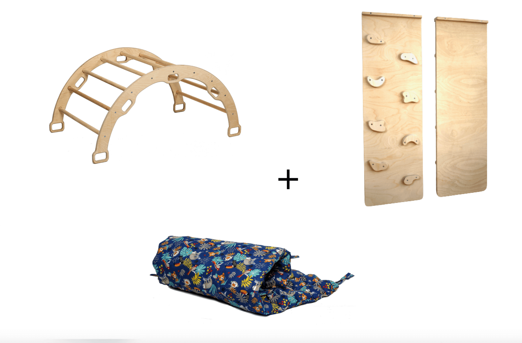 Montessori Arch Rocker With Ramp And Pillow