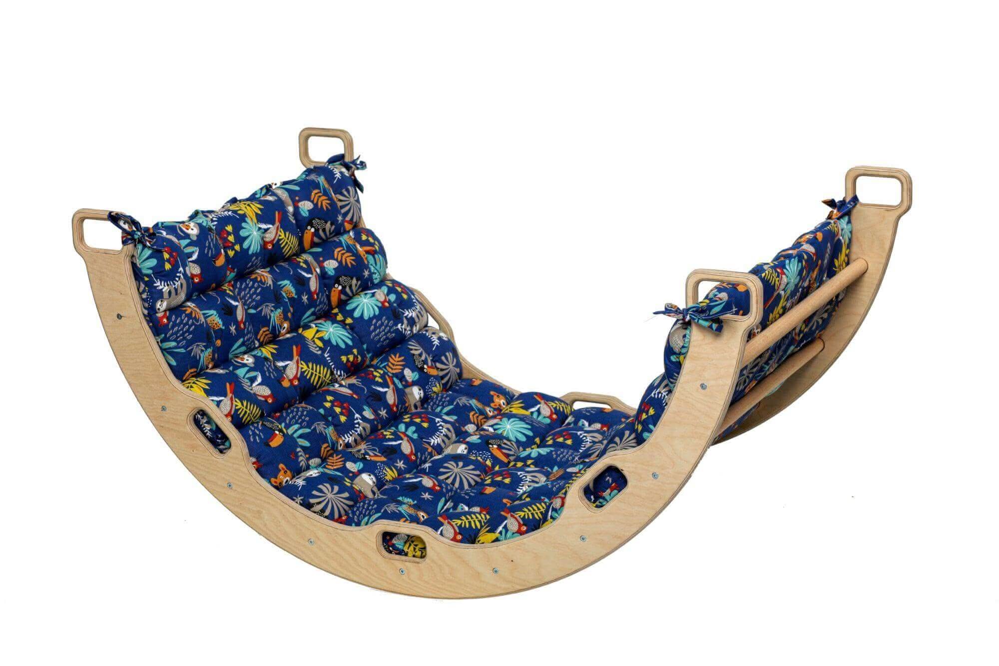 Montessori Arch With Xl Forest Design Pillow