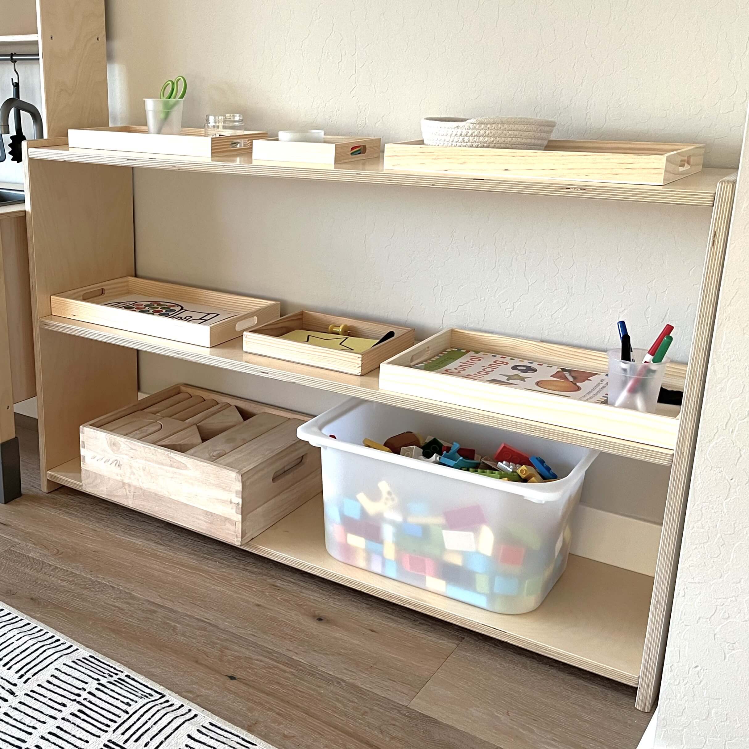 Montessori Shelf 3-tier
