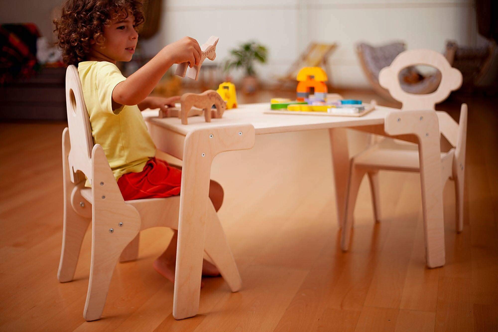 Montessori Table And Chair Set