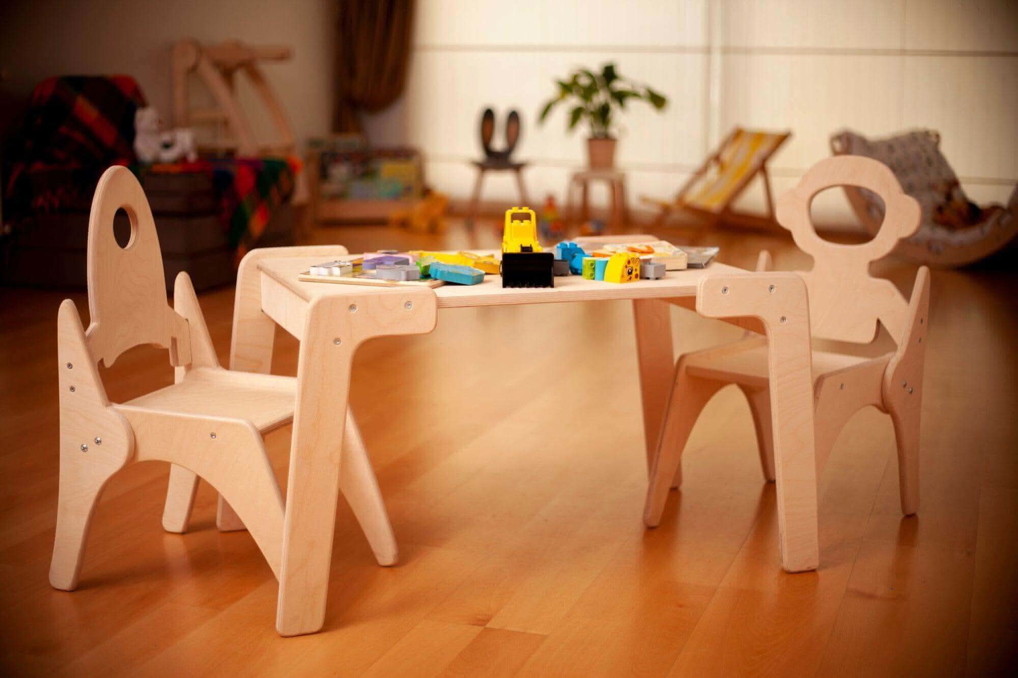 Montessori Table And Chair Set