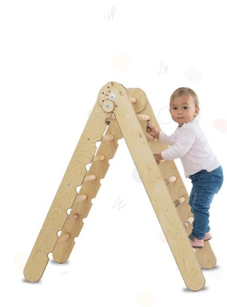 Montessori Triangle Ladder - Handmade Climber For Kids 1-7 Y.o.