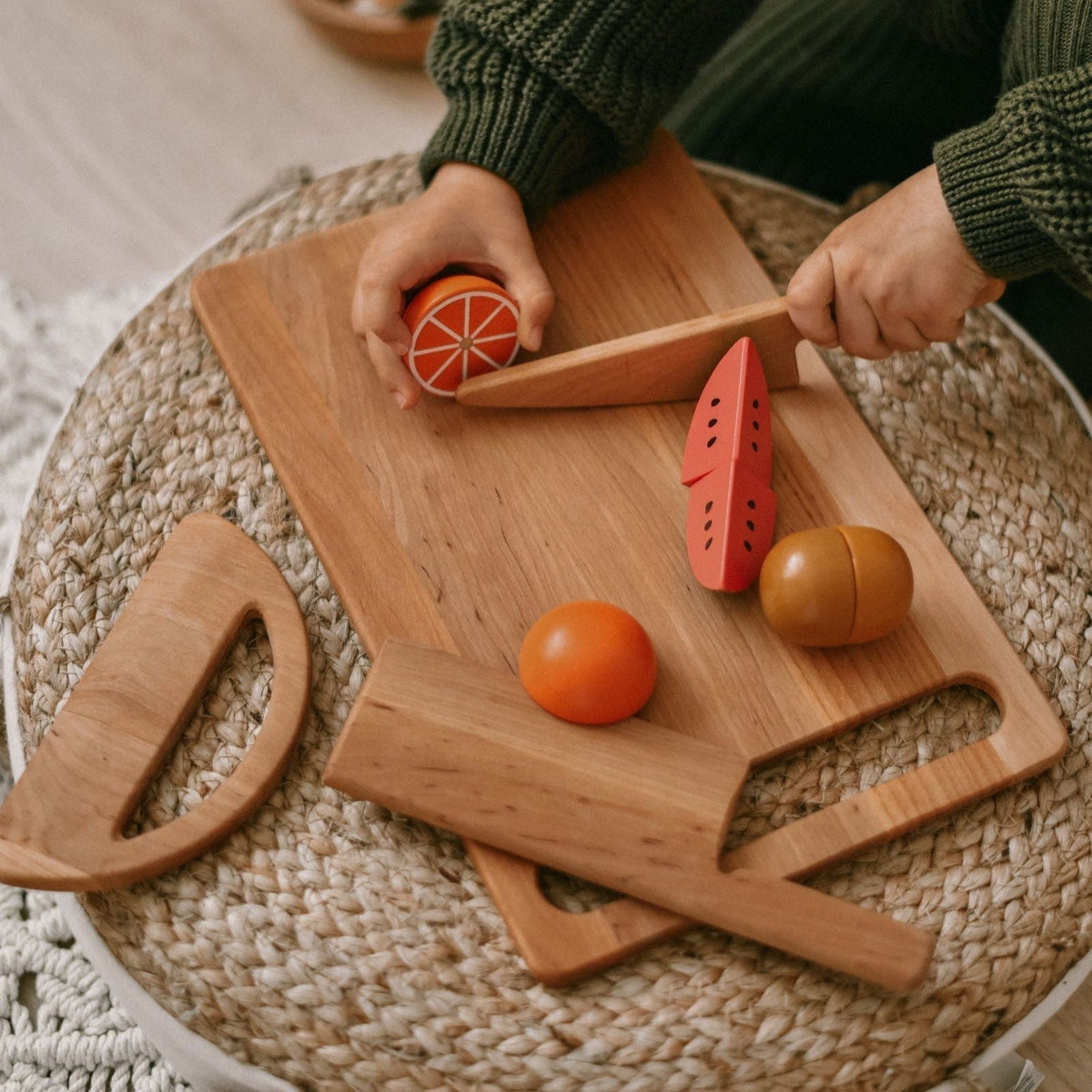 Safe Cutting Board And Knives