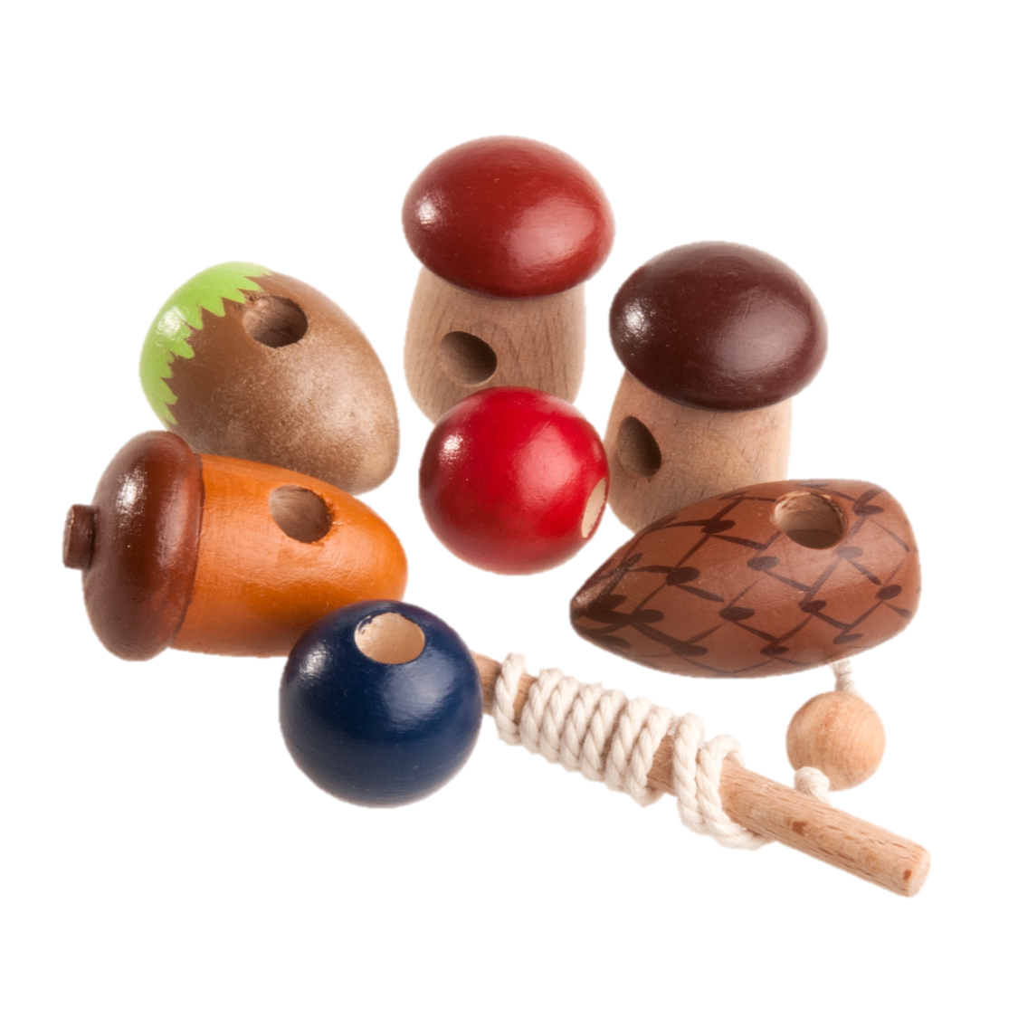 Wooden Lacing Toy — Nature Variety