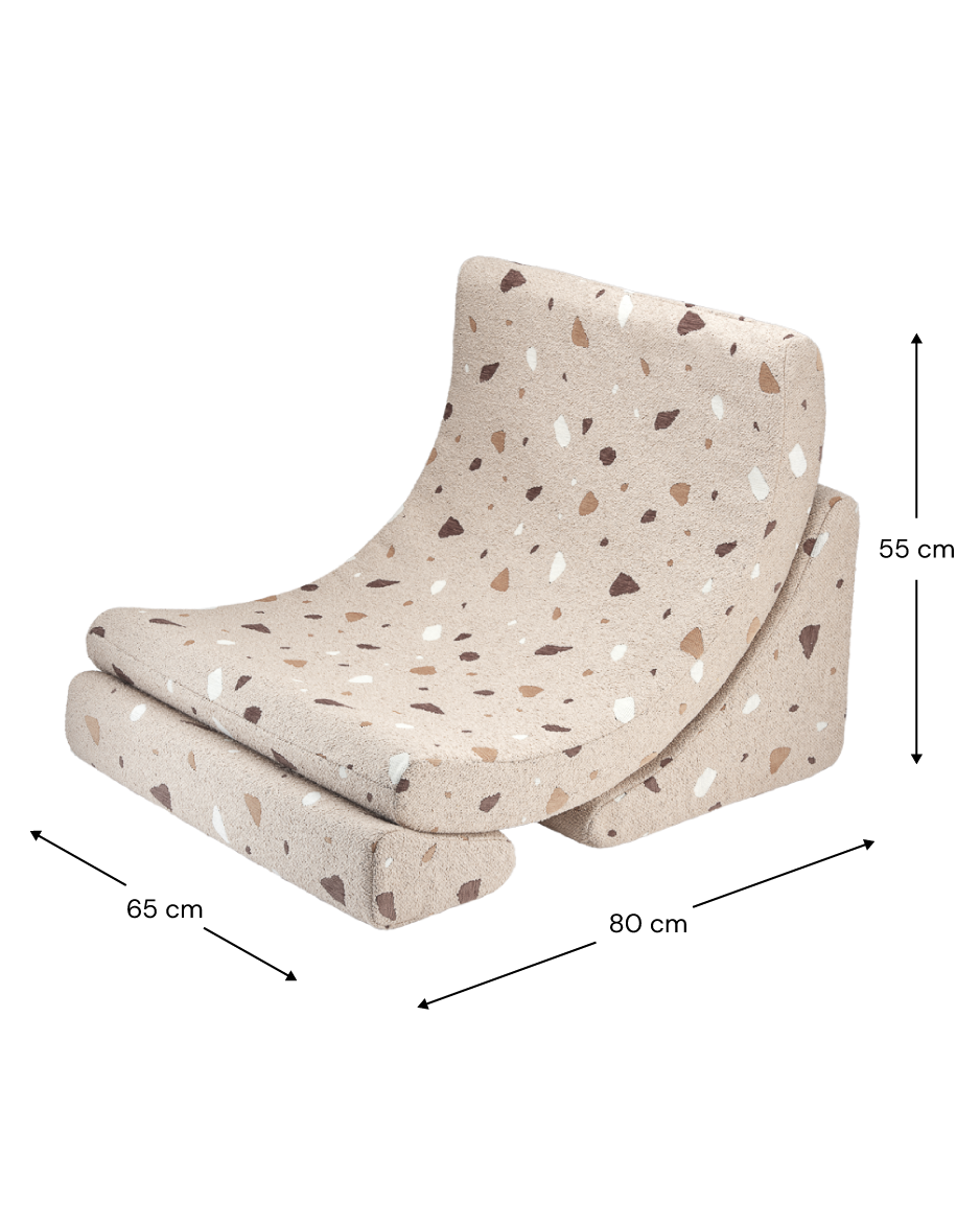 Terrazzo Sand Moon Chair