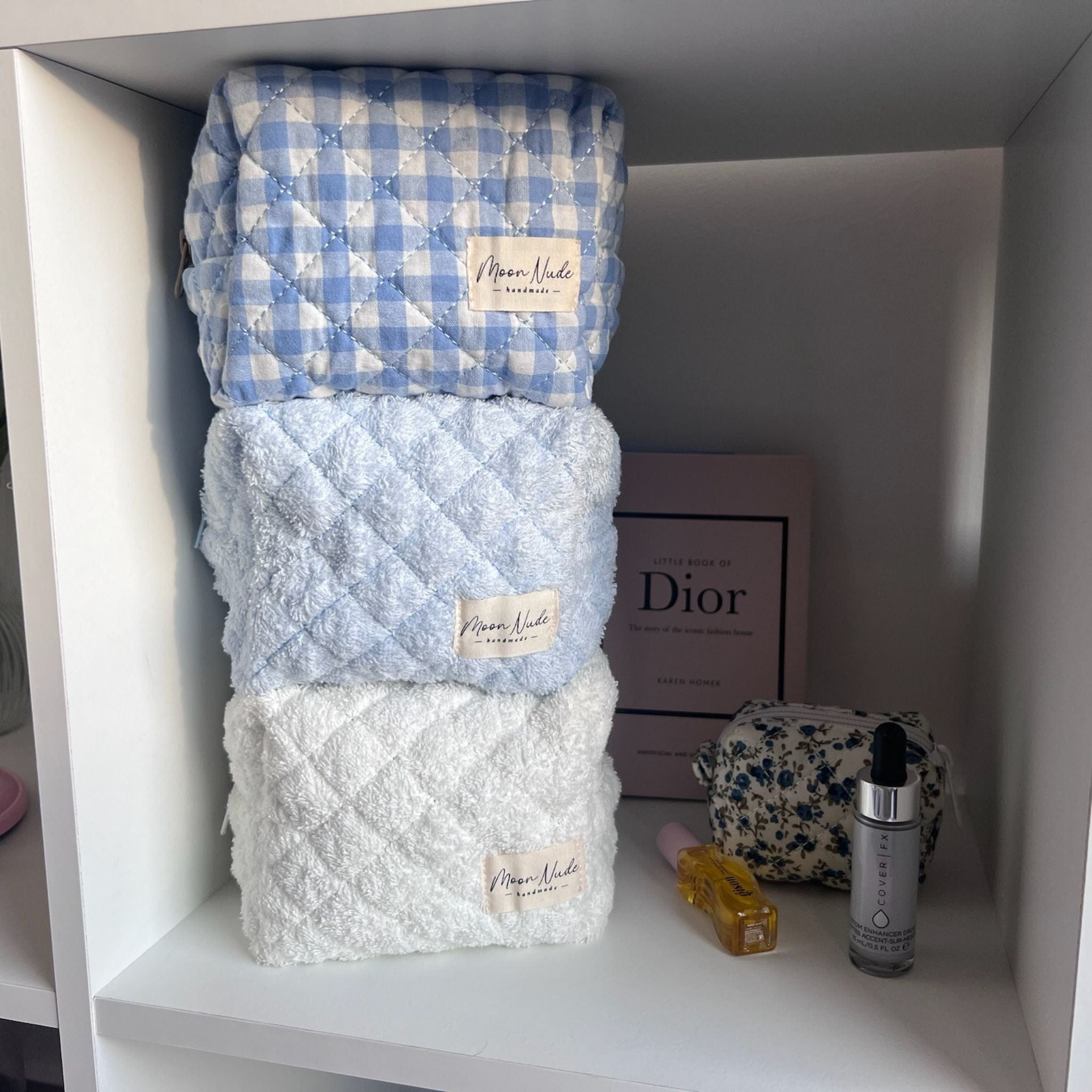 Azure Large Makeup Bag