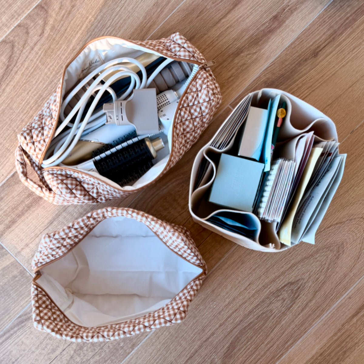 Coffee Large Makeup Bag