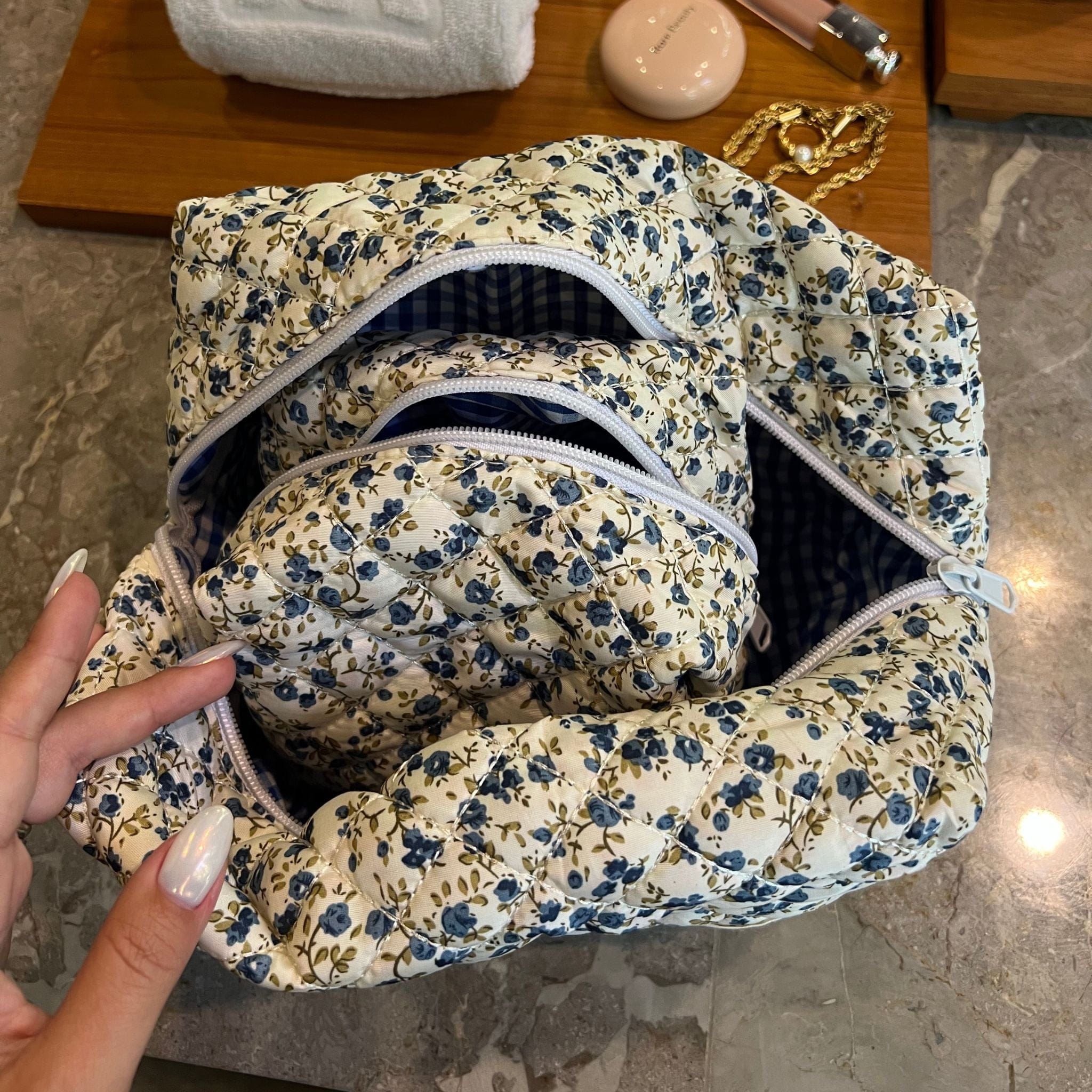 Spring Large Makeup Bag