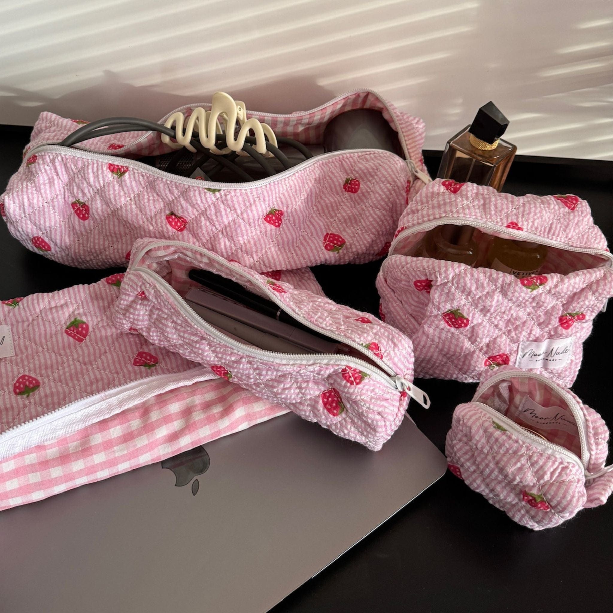 Strawberry Large Makeup Bag