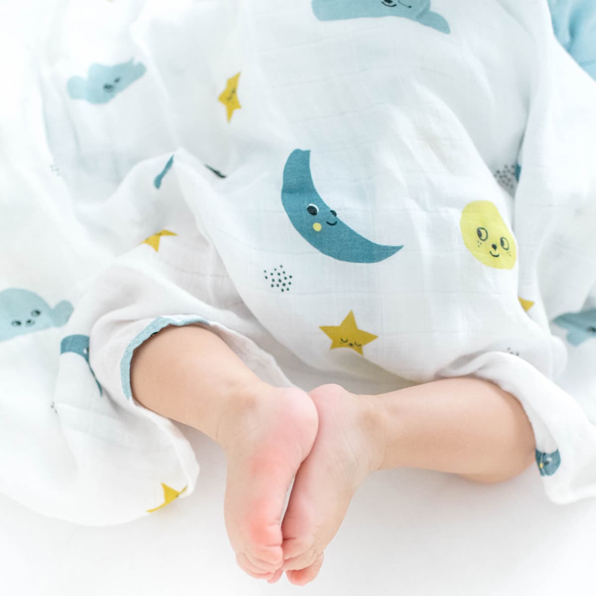 Crib Sheet And Swaddle Bundle - Moon's Birthday