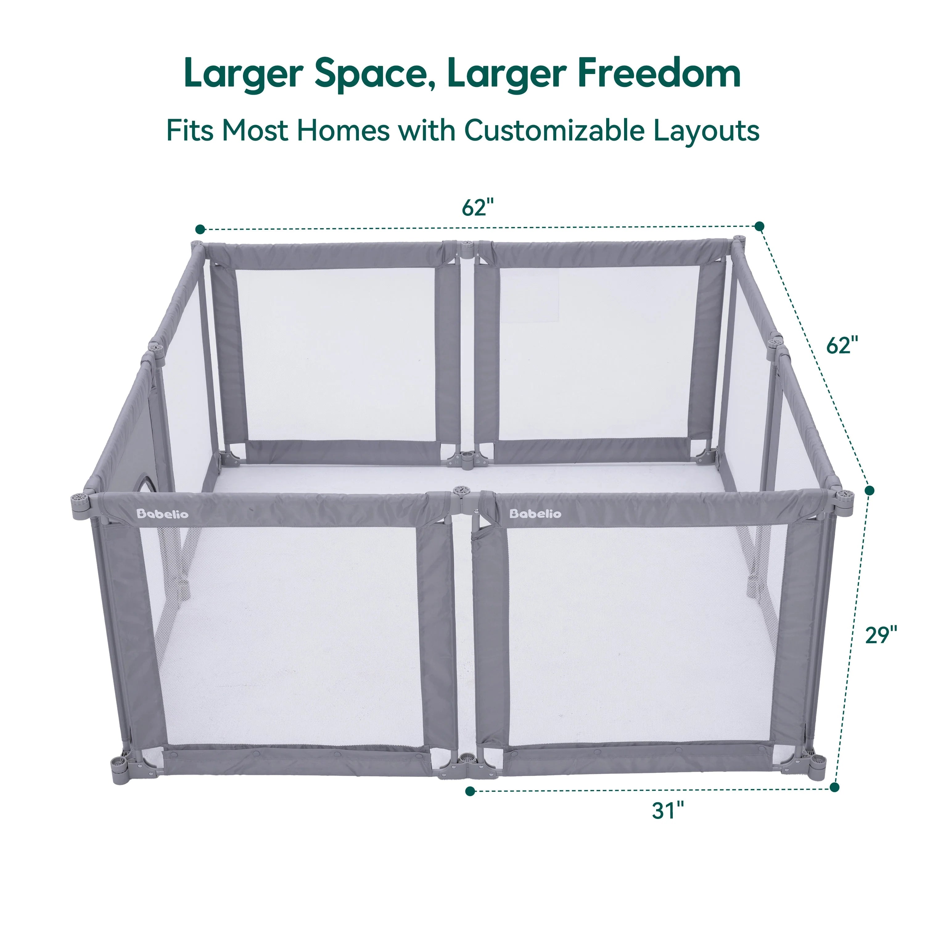 Morphguard | Foldable & Shapeable Baby Toddler Safety Fence Playpen