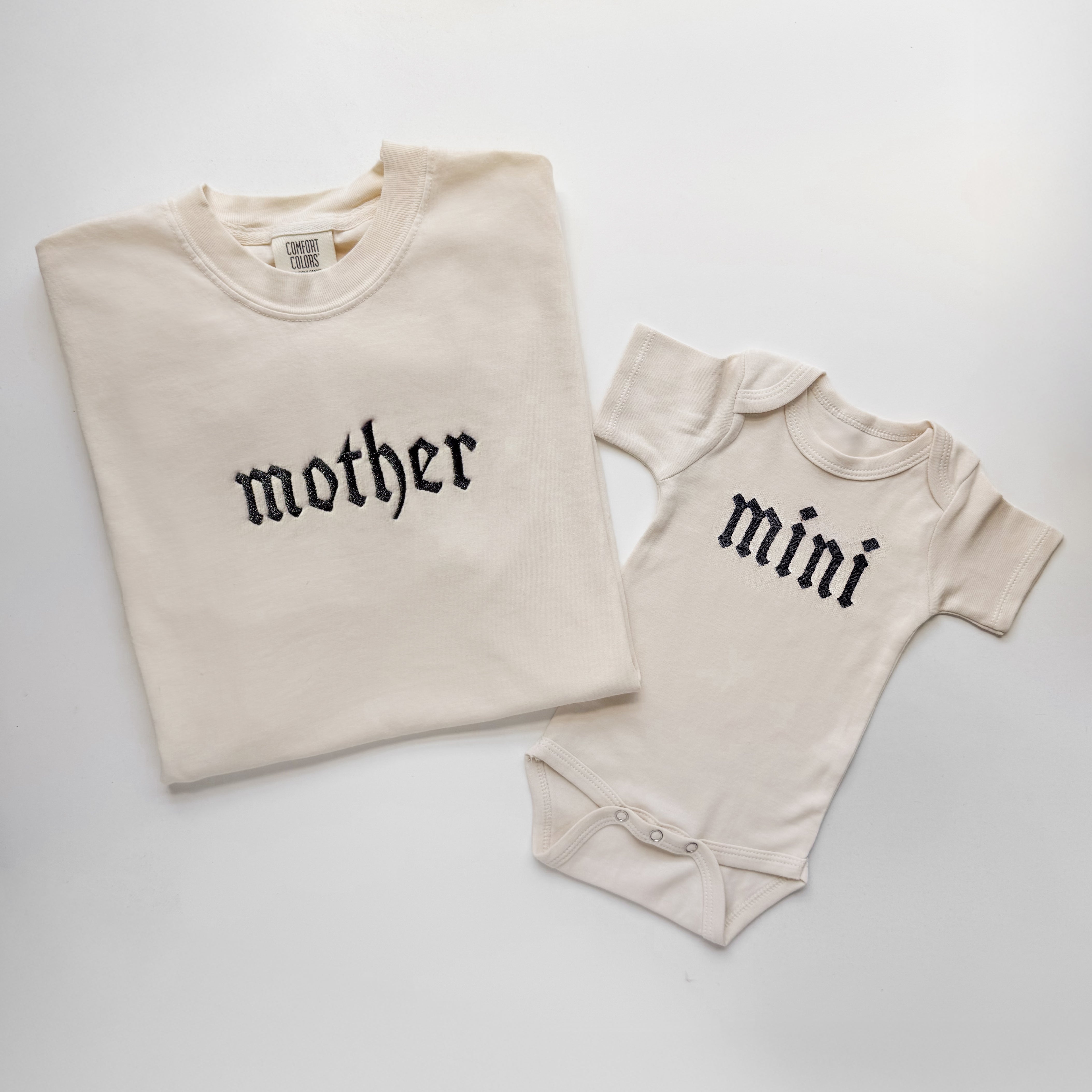 Mother & Mini Gothic Matching Shirts