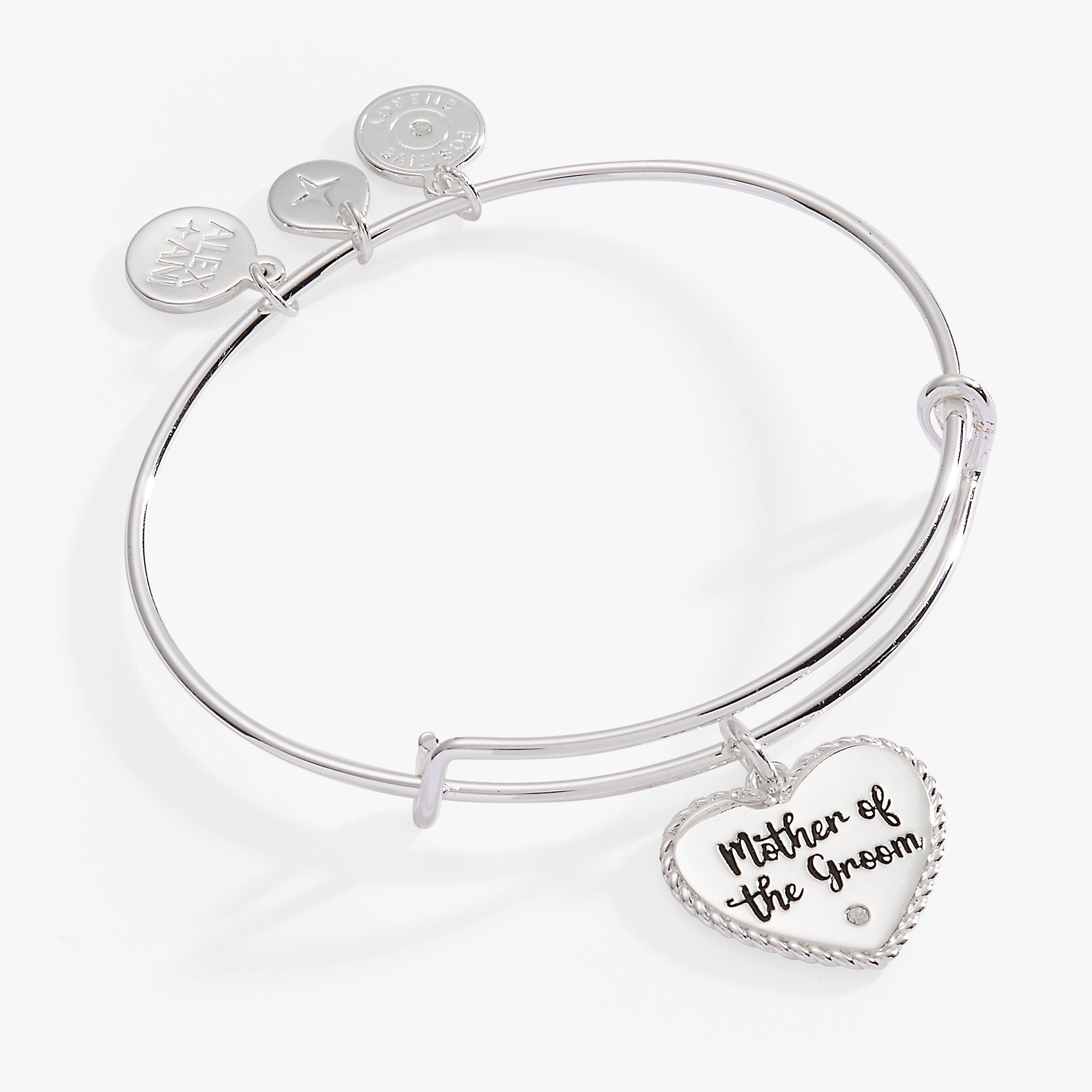 Mother Of The Groom Heart Bangle