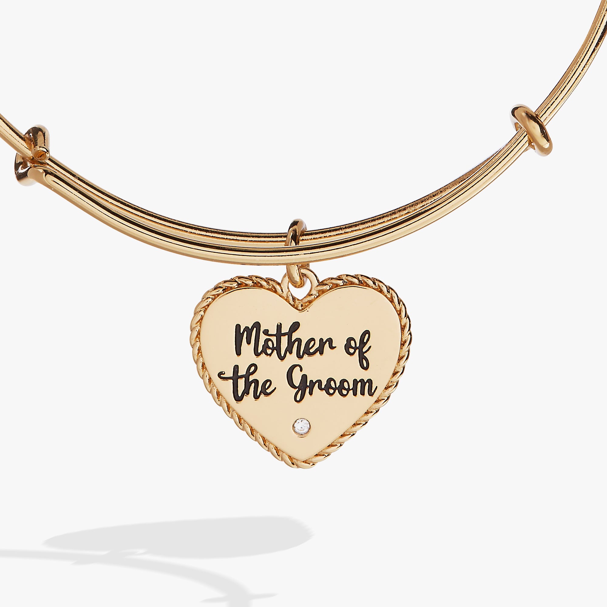 Mother Of The Groom Heart Bangle