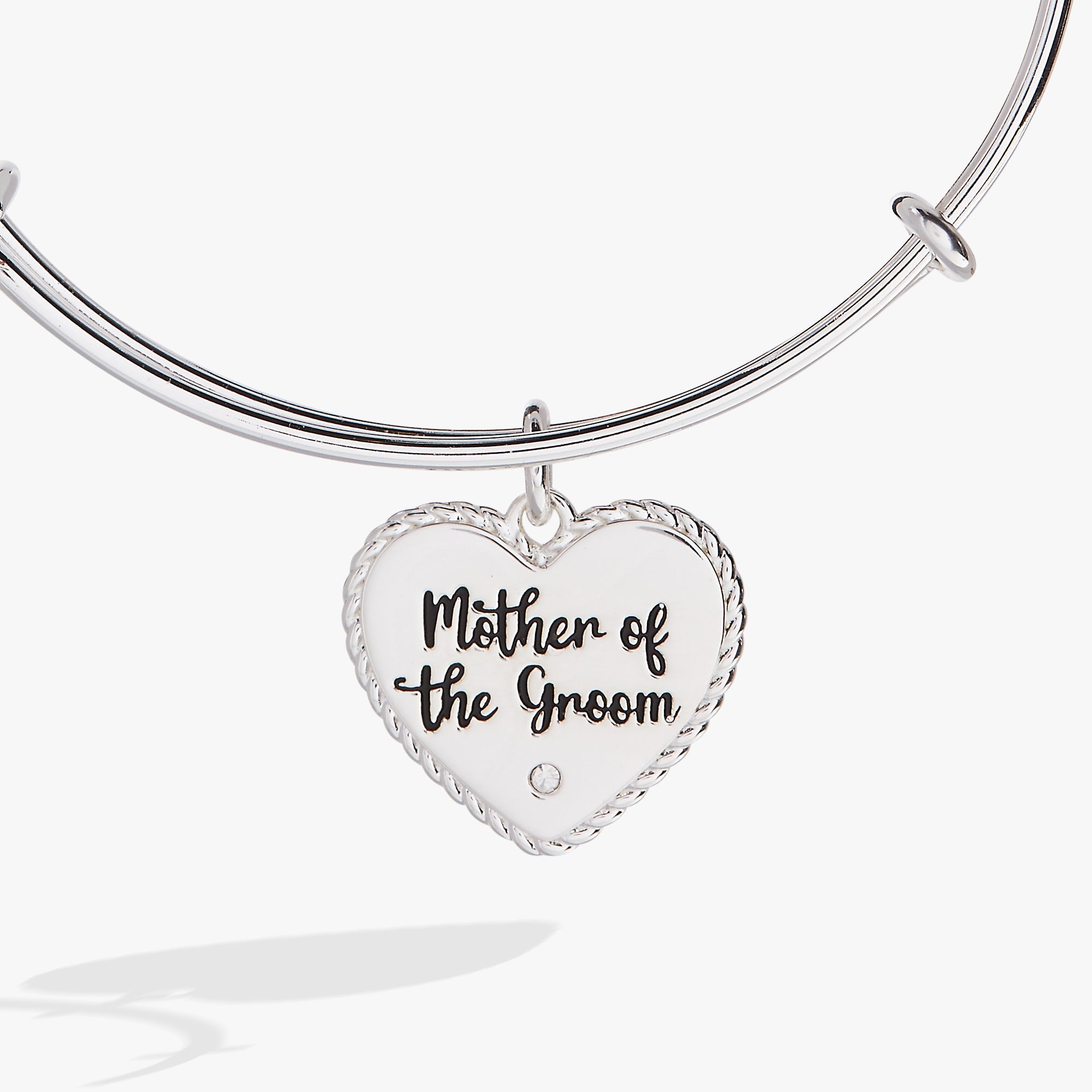 Mother Of The Groom Heart Bangle