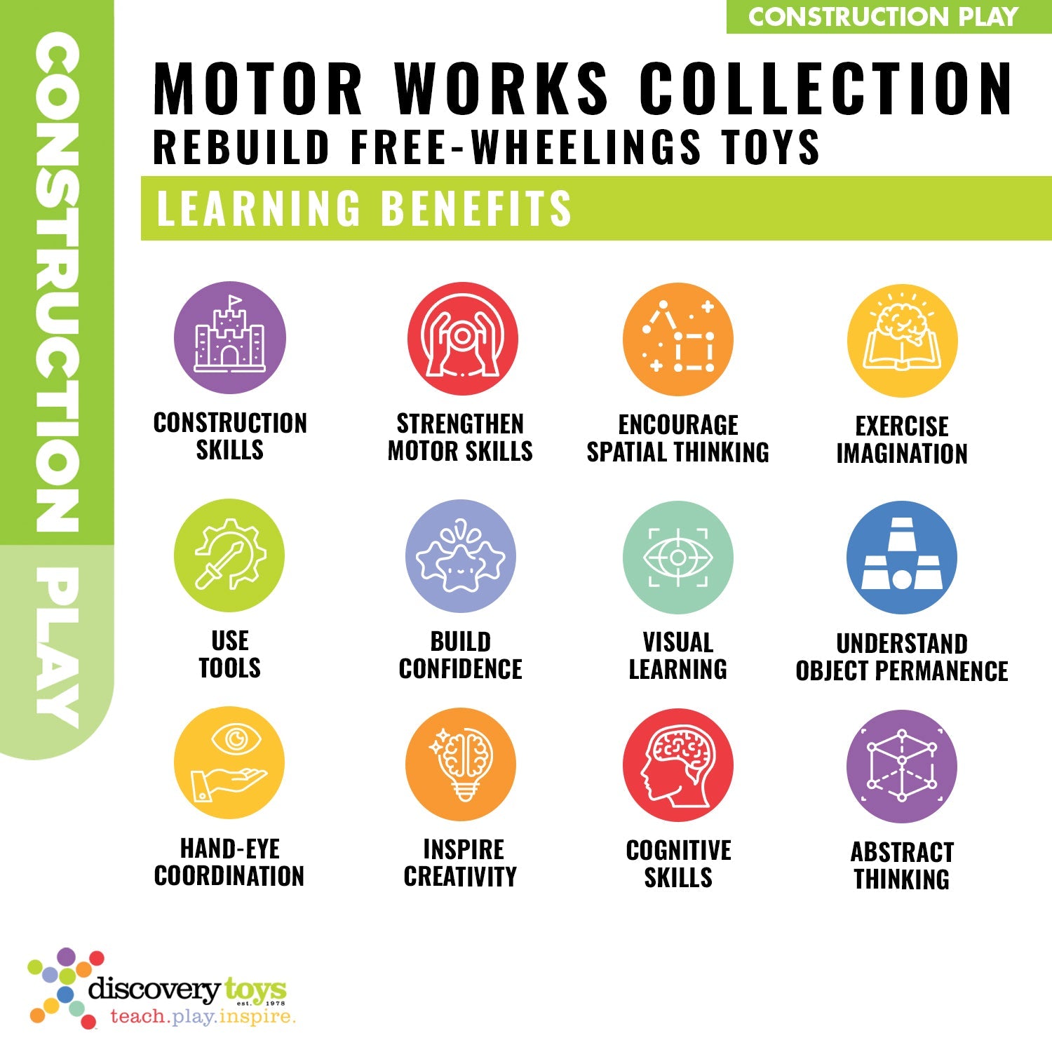 Motor Works Diy Take-apart Vehicles Set