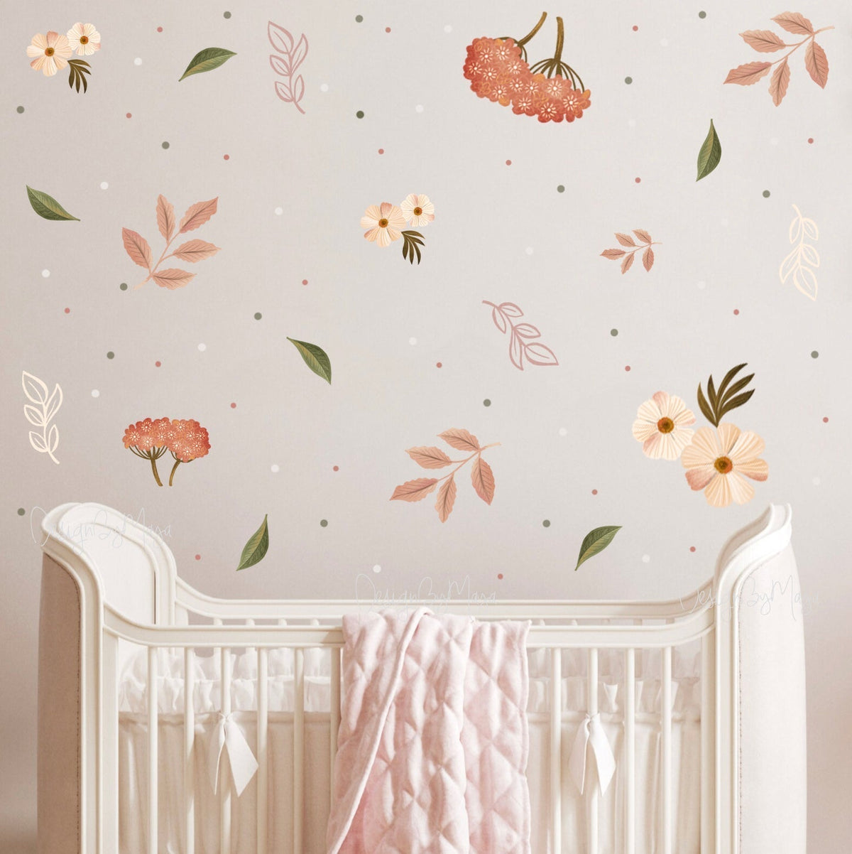 Bunny & Sheep - Fabric Nursery Wall Art Decals