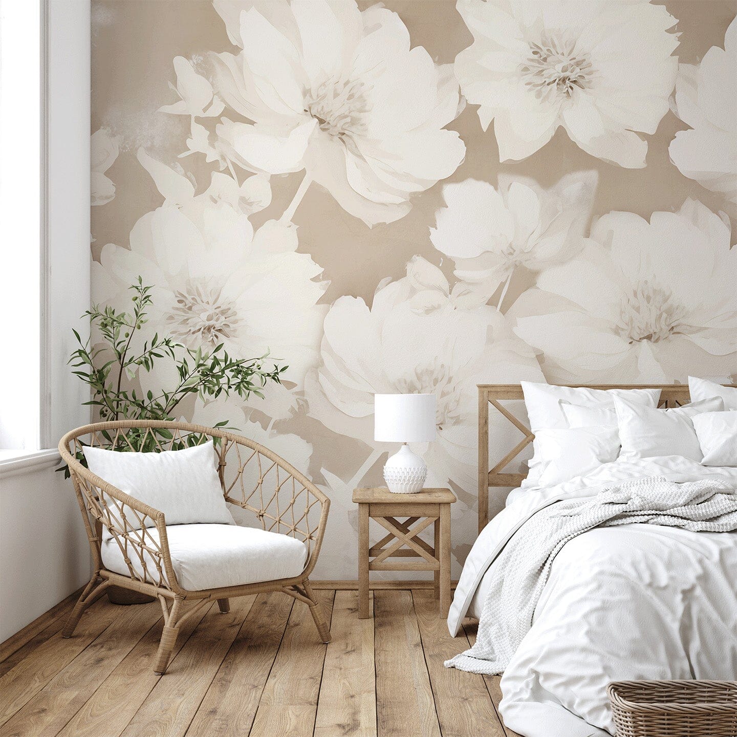 Chantilly Blossoms Wall Mural