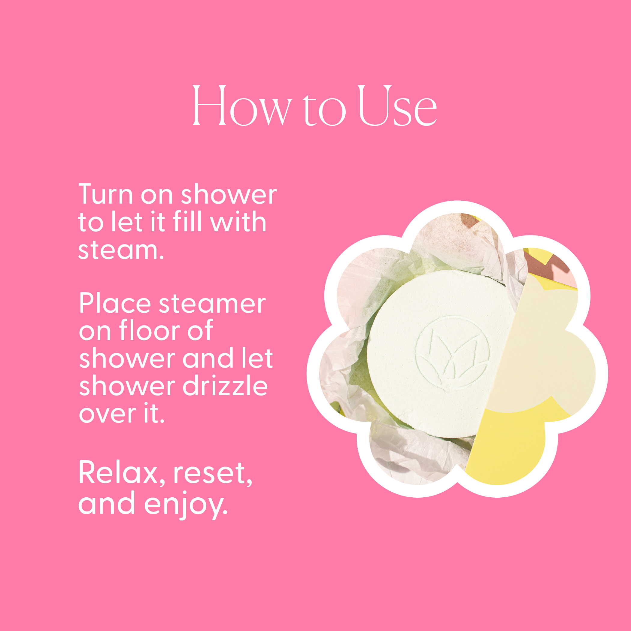 Champagne & Rose Shower Steamers