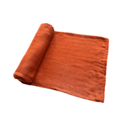 Muslin Swaddle Blanket - Rust