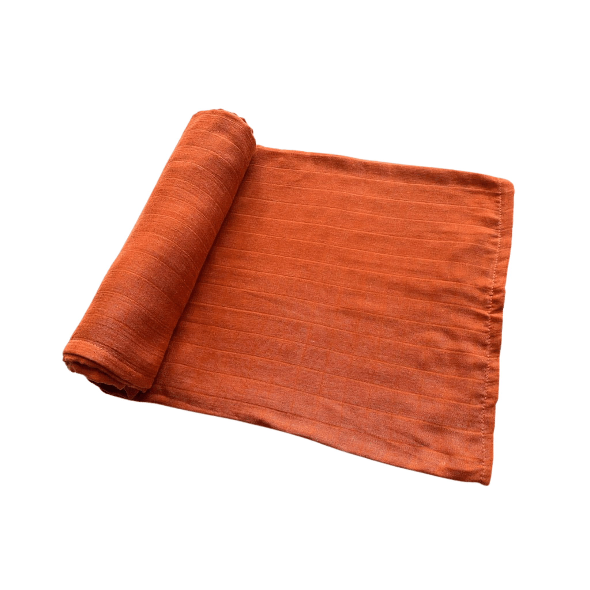 Muslin Swaddle Blanket - Rust