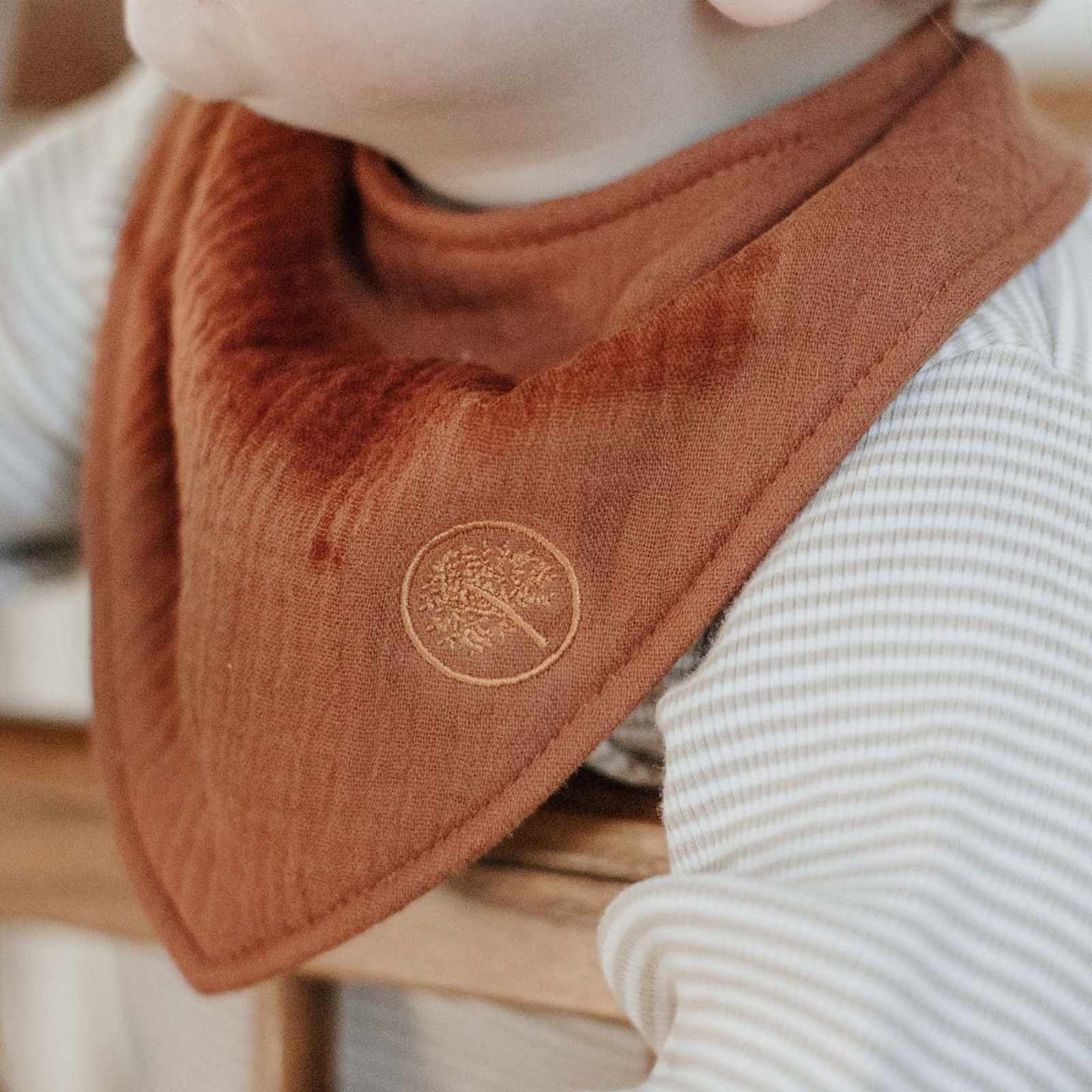 Pebble Muslin Bandana Bibs Set (4-pack)