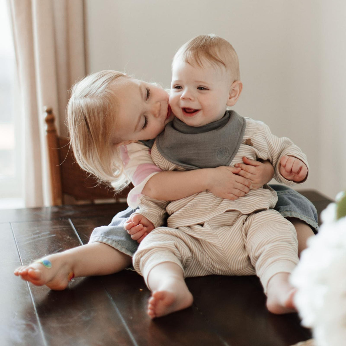 Bliss Muslin Bandana Bibs Set (4-pack)