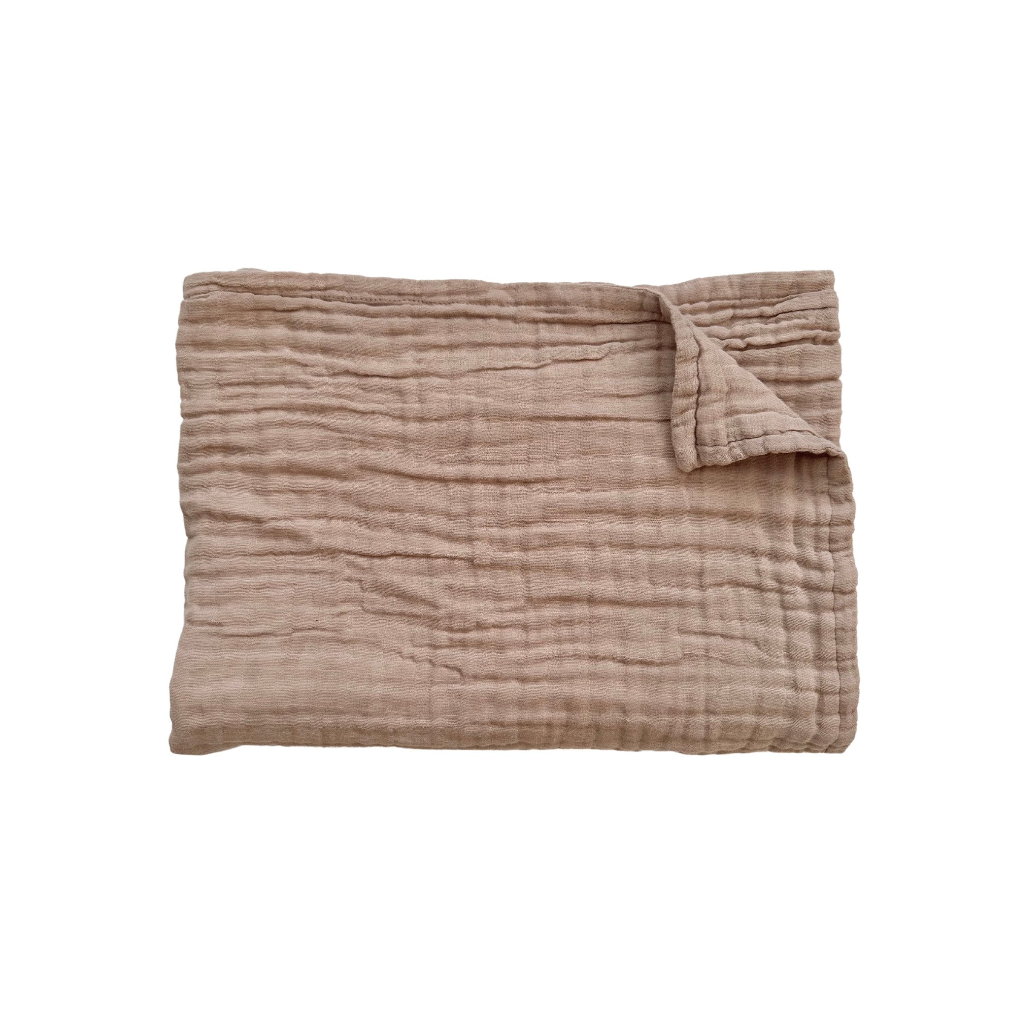 Muslin 6-layer Blanket - Brown