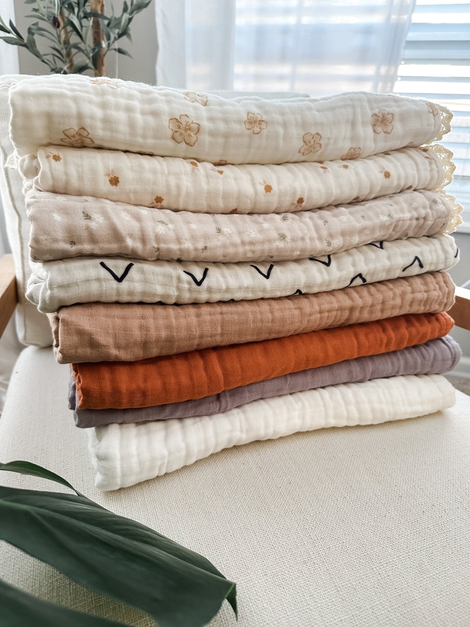 Muslin 6-layer Blanket - Dusty Violet