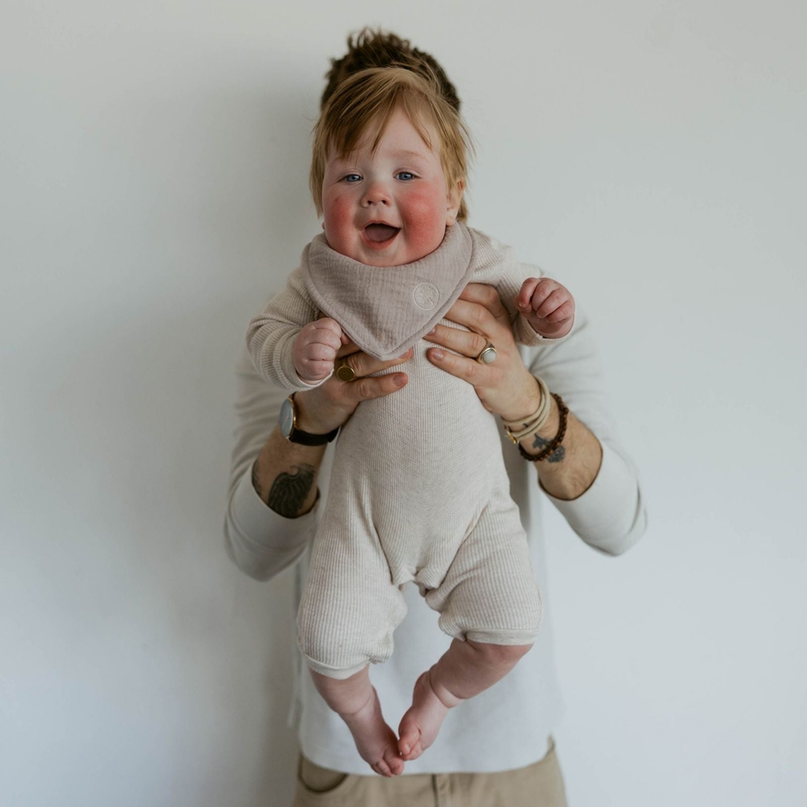 Stormy Muslin Bandana Bibs Set (4-pack)