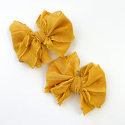 Mustard | Ruffled Hair Clip
