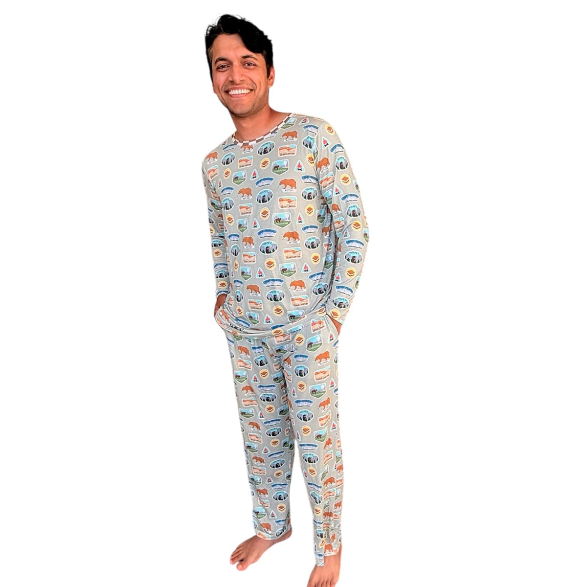 My First National Park Men’s Pajama Set | Soft Cozy Sleepwear |