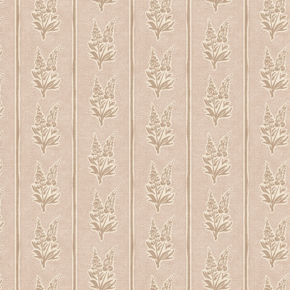 Lupine Wallpaper By Caroline Rausch Design