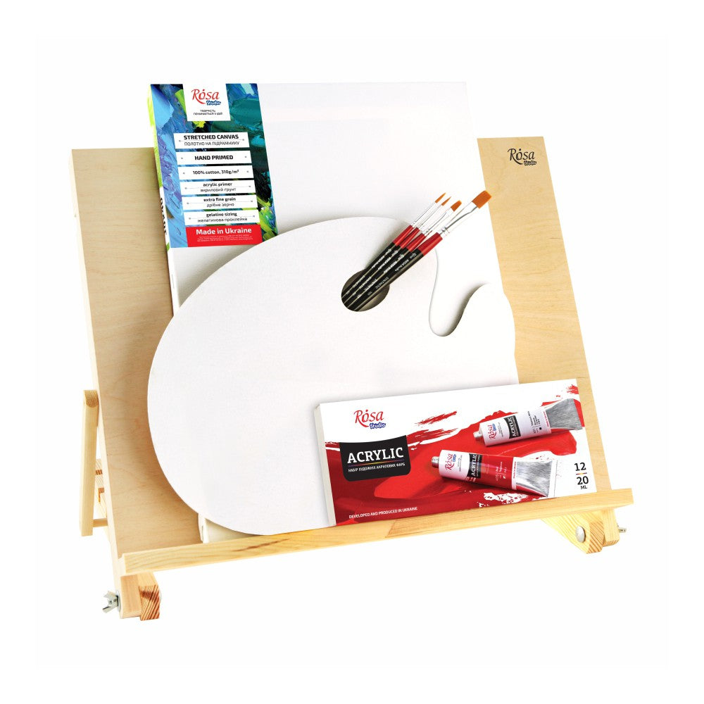 Complete Art Set For Acrylic Painting, Rosa Studio,